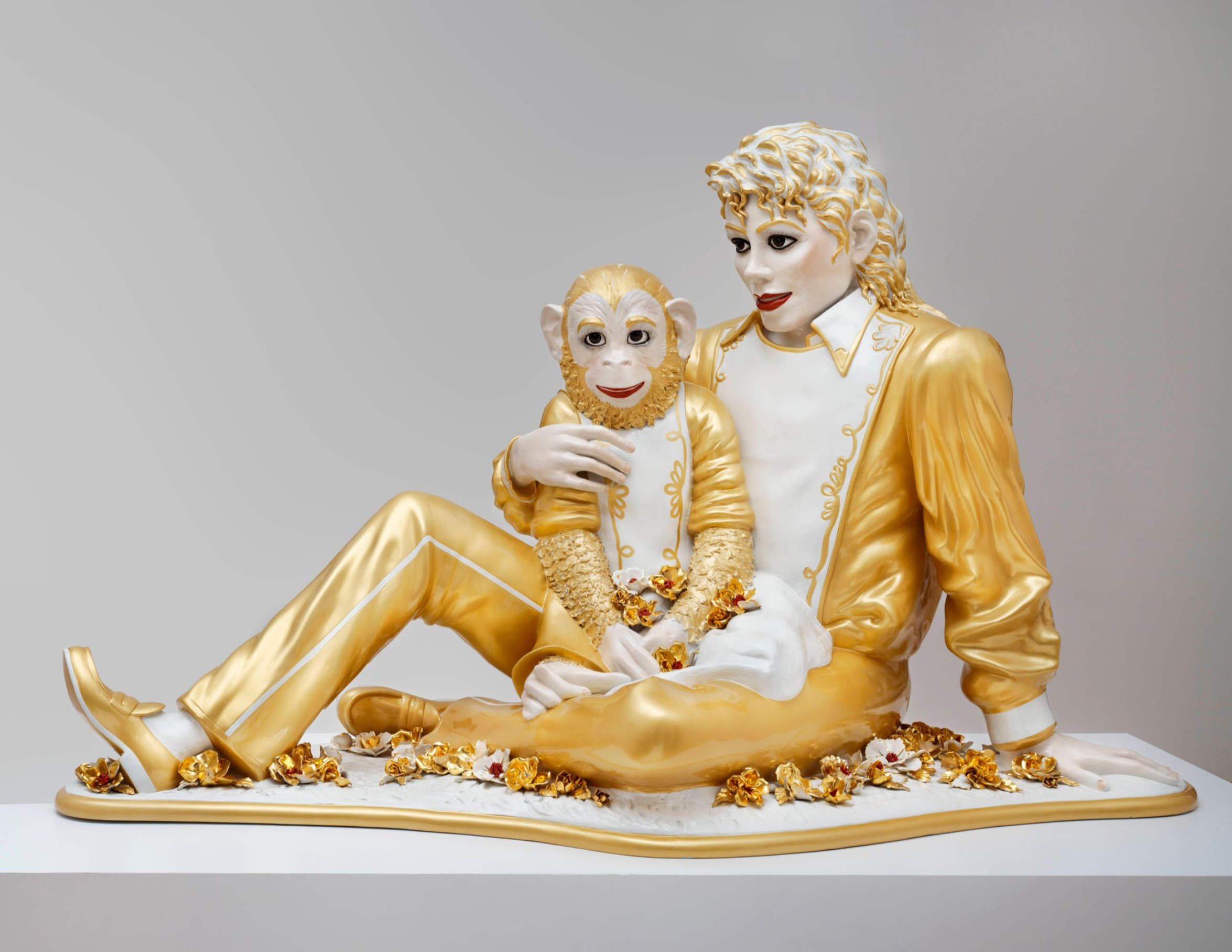 Michael Jackson and Bubbles by Jeff Koons